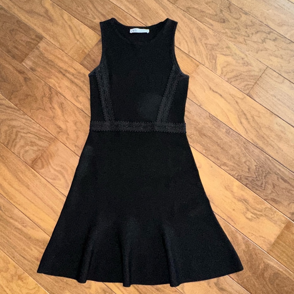 Zara Black Mini Dress Chic and Timeless